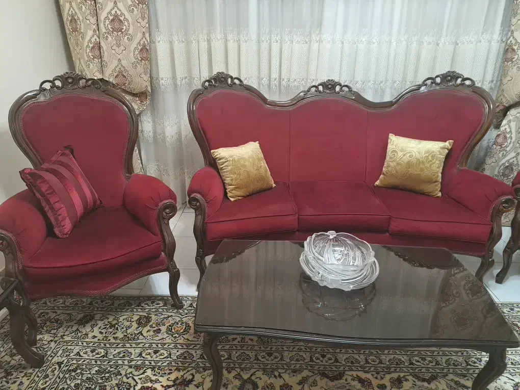 مبل استیل 8 نفره +ناهارخوری|مبلمان خانگی و میز عسلی|تهران, کاج|دیوار