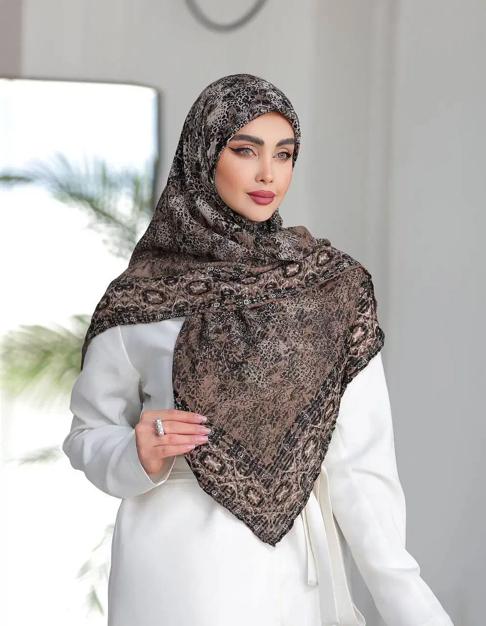 روسری دست دوز چاپ خیس|لباس|آمل, |دیوار