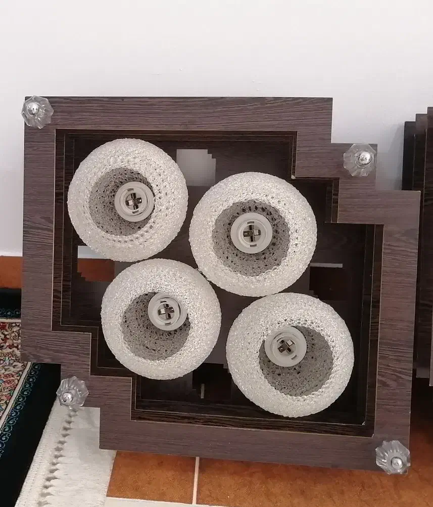 لوستر چوبی|لوستر و چراغ آویز|شیراز, شهرک سراج‎|دیوار