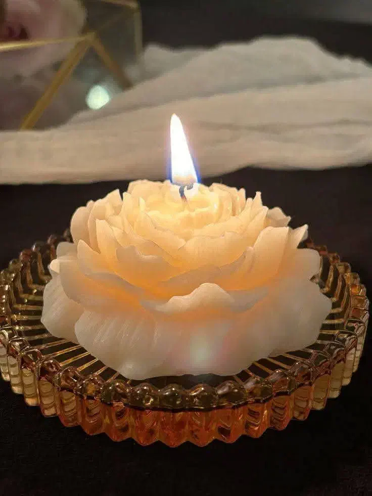 شمع دستساز گل آلاله|صنایع دستی و سایر لوازم تزئینی|کامیاران, |دیوار