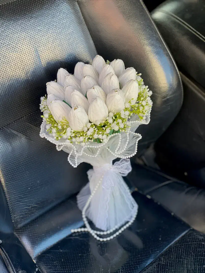 دسته گل عروس|گل مصنوعی|زنجان, |دیوار