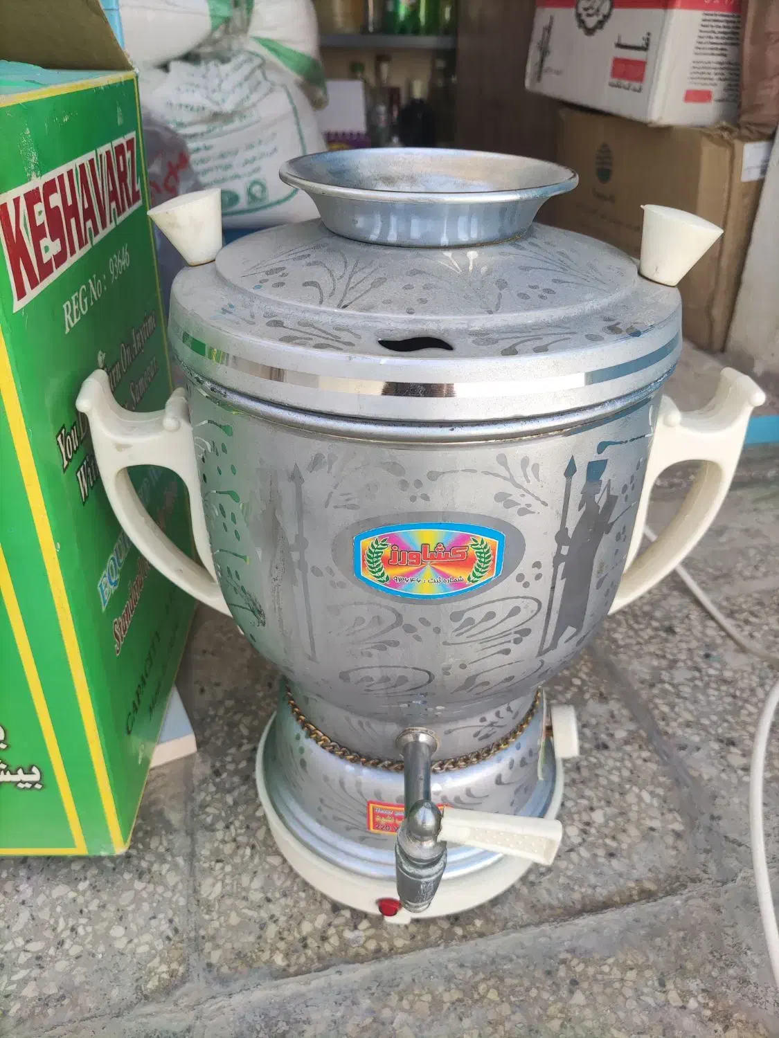 سماور برقی 6لیتری|سماور، چایساز، قهوهساز|احمدآبادمستوفی, |دیوار