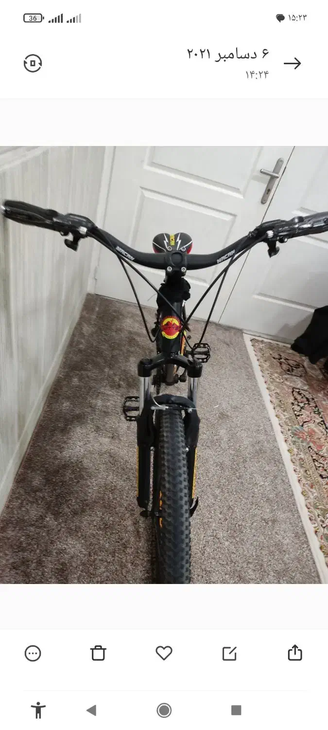 دوچرخه سایز 26 کاملا تمیز|دوچرخه، اسکیت، اسکوتر|قم, زنبیل آباد|دیوار
