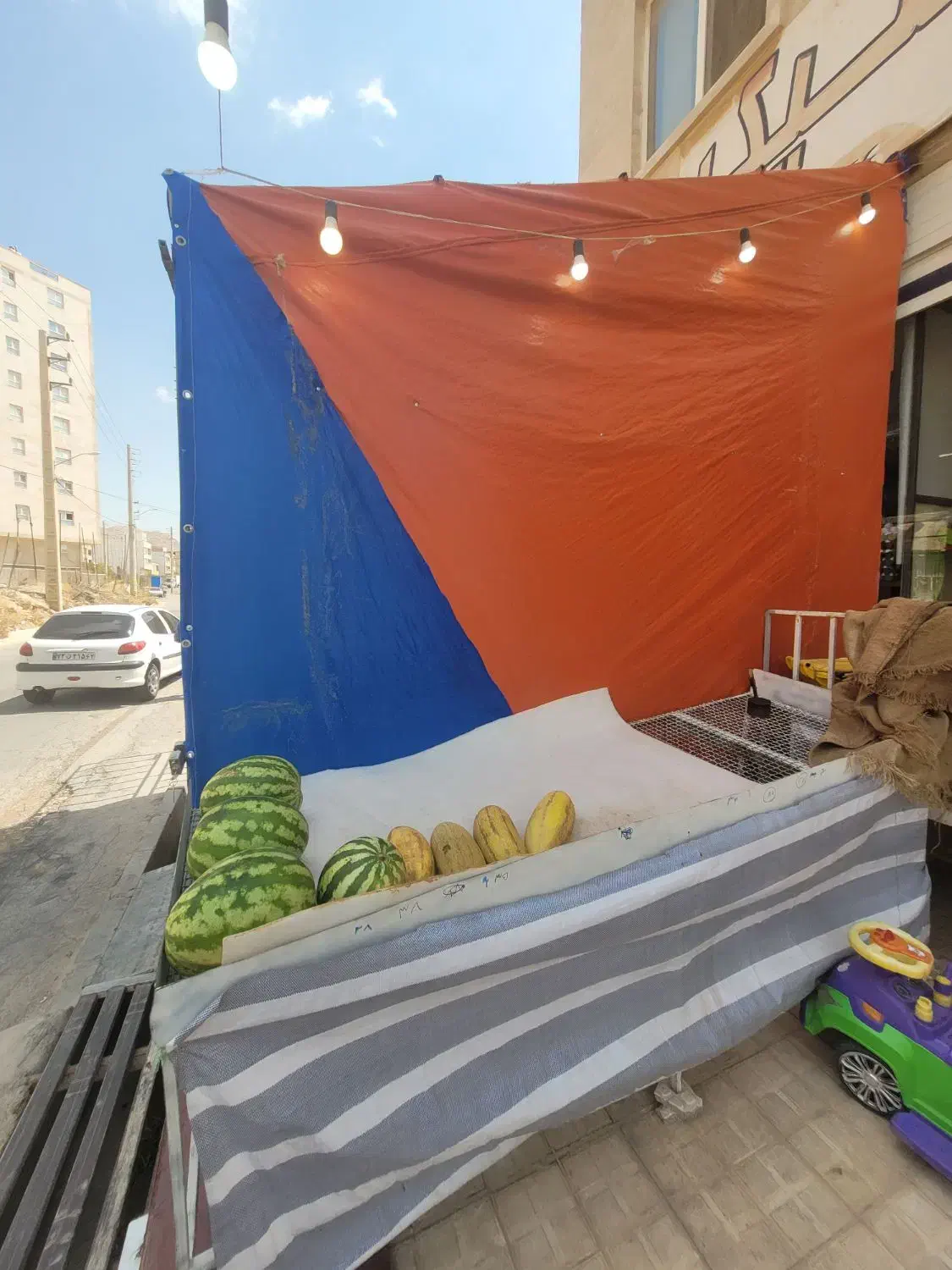 سایبان دکه با در و پیکر|فروشگاه و مغازه|شیراز, دوکوهک|دیوار