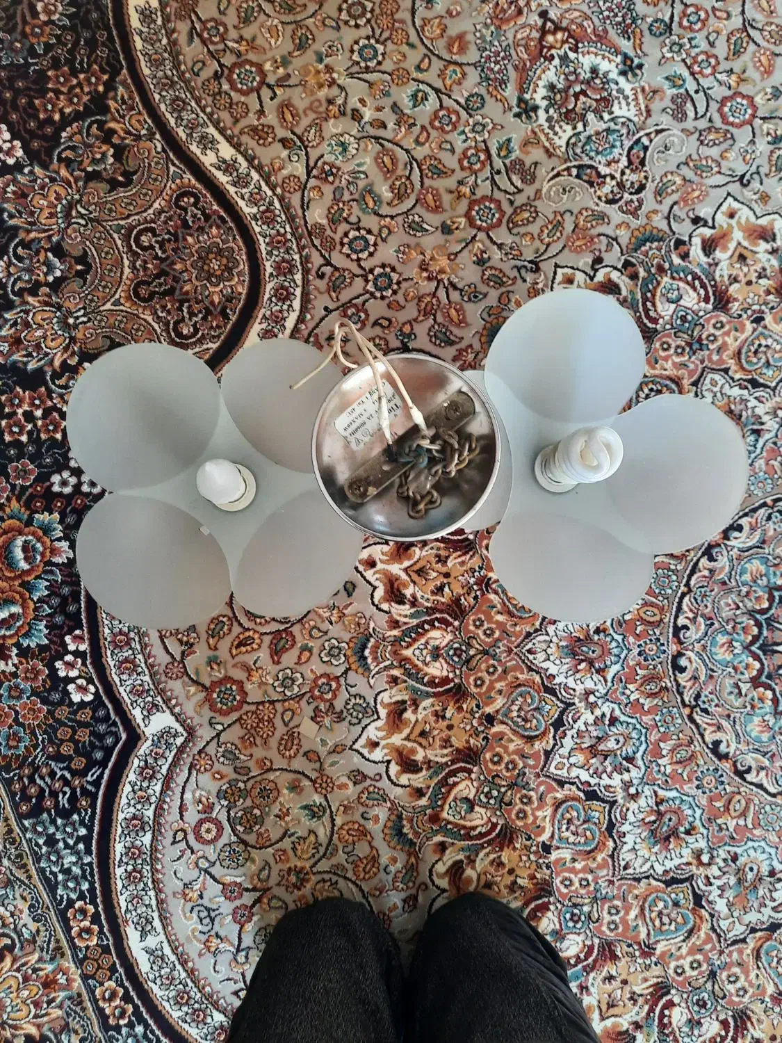 لوستر۲شاخه|لوستر و چراغ آویز|اراک, |دیوار