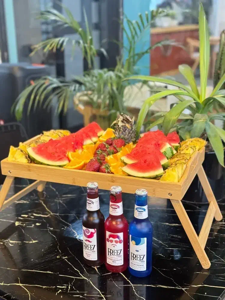 سینی بامبو پایه دار وارداتی|ظروف سرو و پذیرایی|بهبهان, |دیوار