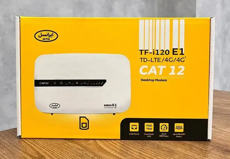 مودم آنلاک CAT12 مدلTF-i120 B1-E1+سیم کارت TD LTE|مودم و تجهیزات شبکه|قشم, |دیوار