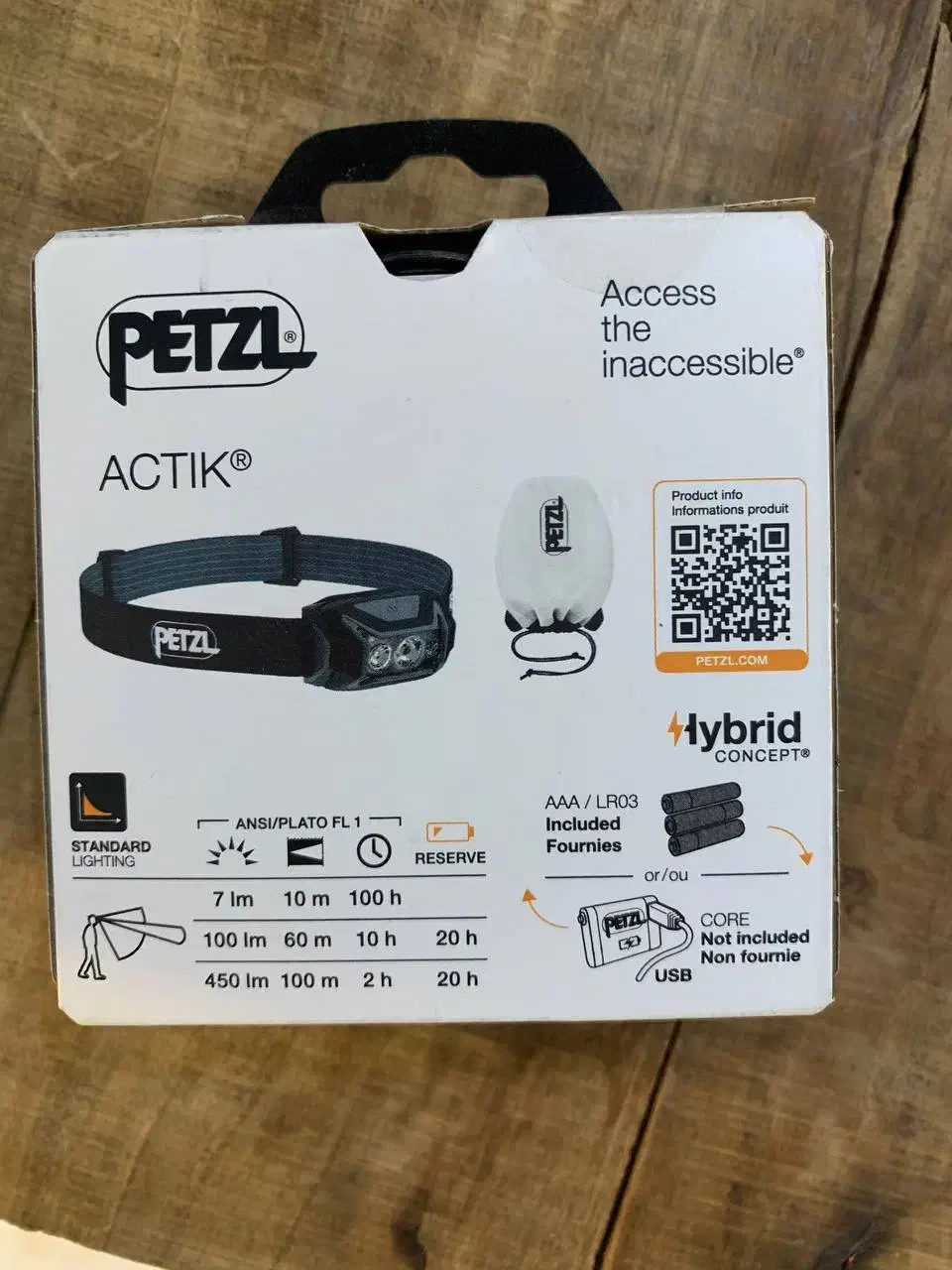 چراغ پیشانی(هدلامپ اکتیک 450 لومن پتزل PETZL ACTIK|کوهنوردی و کمپینگ|کرج, کارخانه قند|دیوار