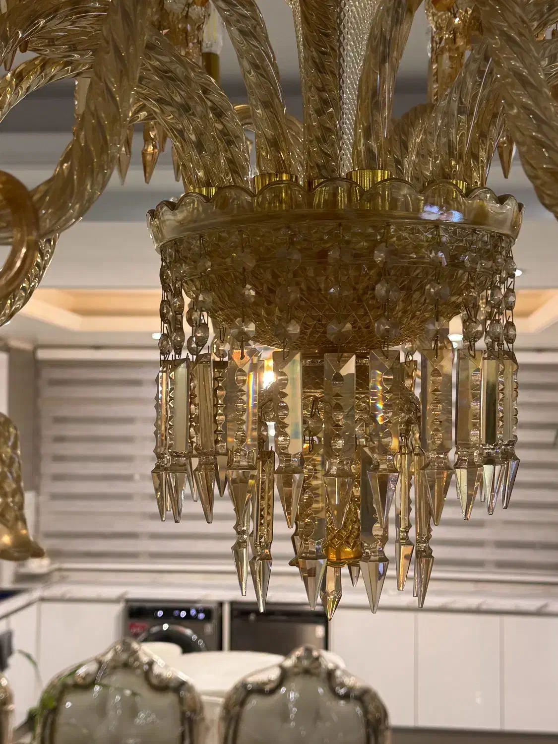 لوستر باکارات ۱۵ شاخه|لوستر و چراغ آویز|تهران, آهنگ|دیوار