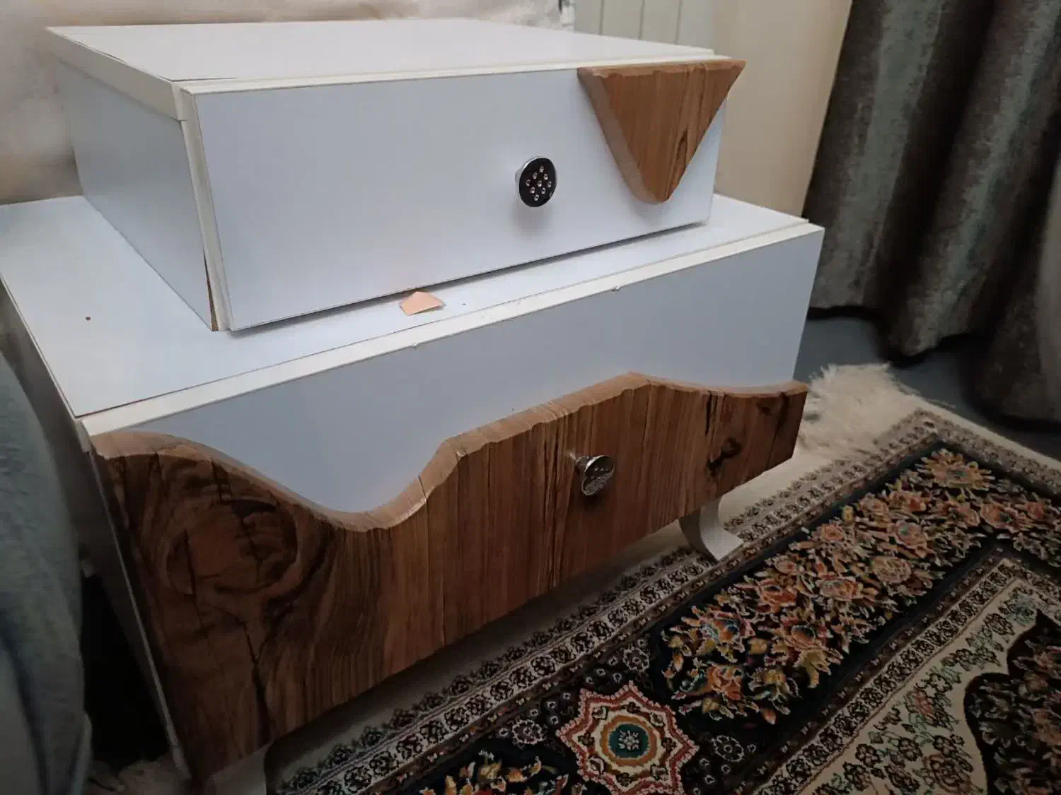 سرویس خواب دونفره کامل با چراغ خواب|تخت و سرویس خواب|تهران, حکیمیه|دیوار