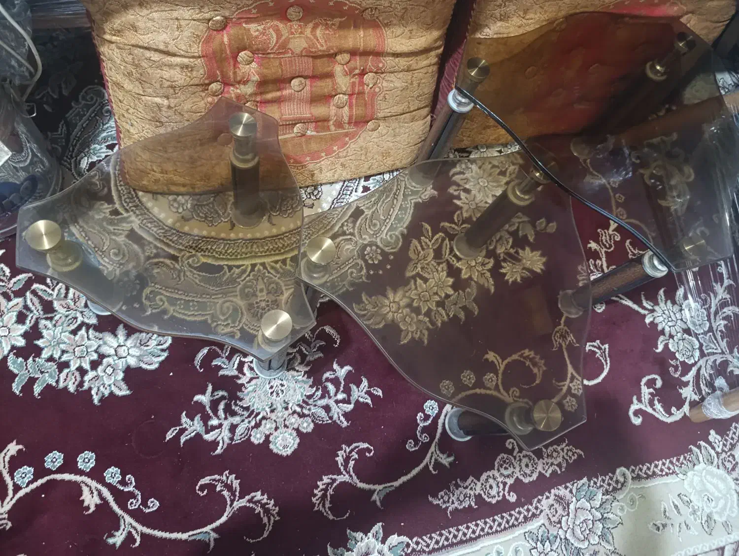 سه عددگل میز|مبلمان خانگی و میز عسلی|شیراز, گلکوب|دیوار