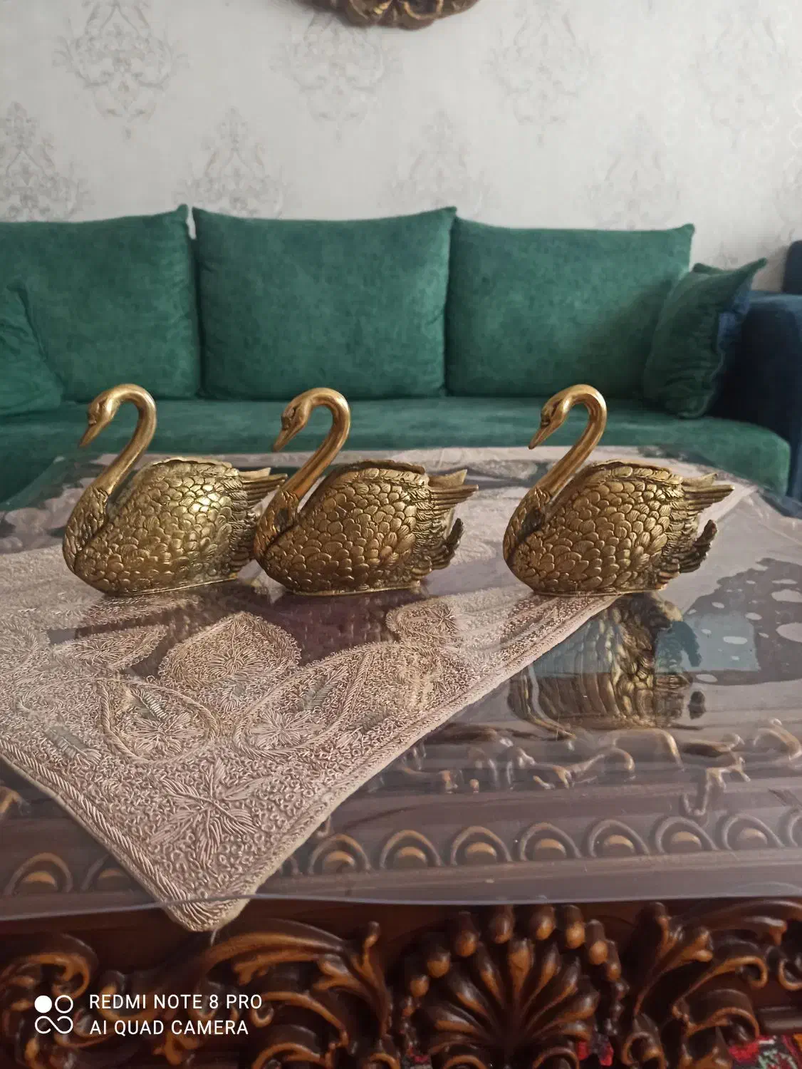 سطل و جا دستمالی برنز خیلی سنگین|صنایع دستی و سایر لوازم تزئینی|سهند, |دیوار