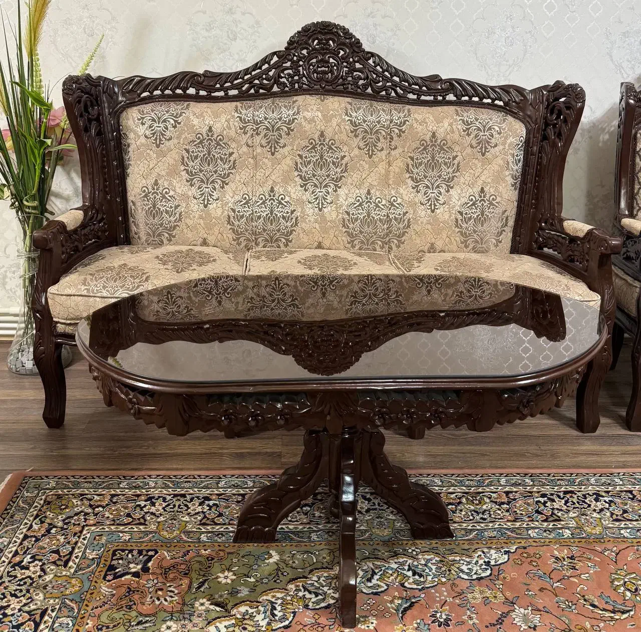 مبل دسته چوبی سرویس|مبلمان خانگی و میز عسلی|تبریز, |دیوار