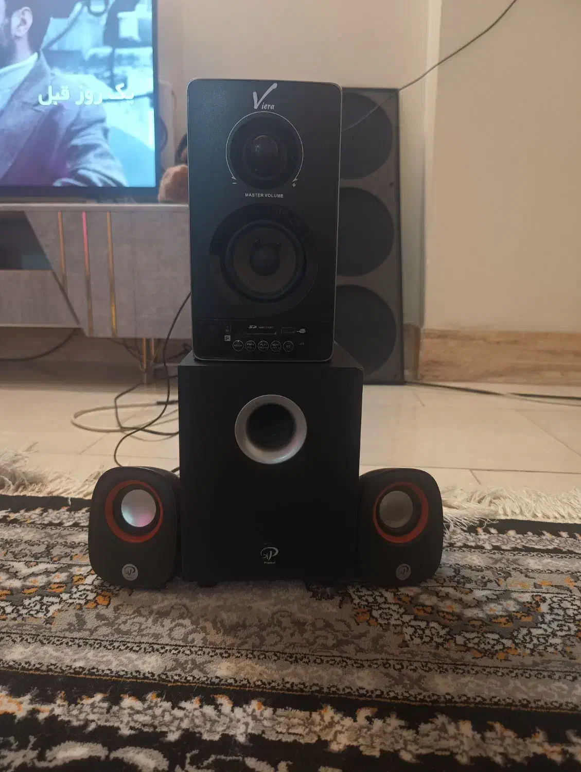 اسپیکر برای کامپیوتر و اتاق مجردی|سیستم صوتی خانگی|پیشوا, |دیوار