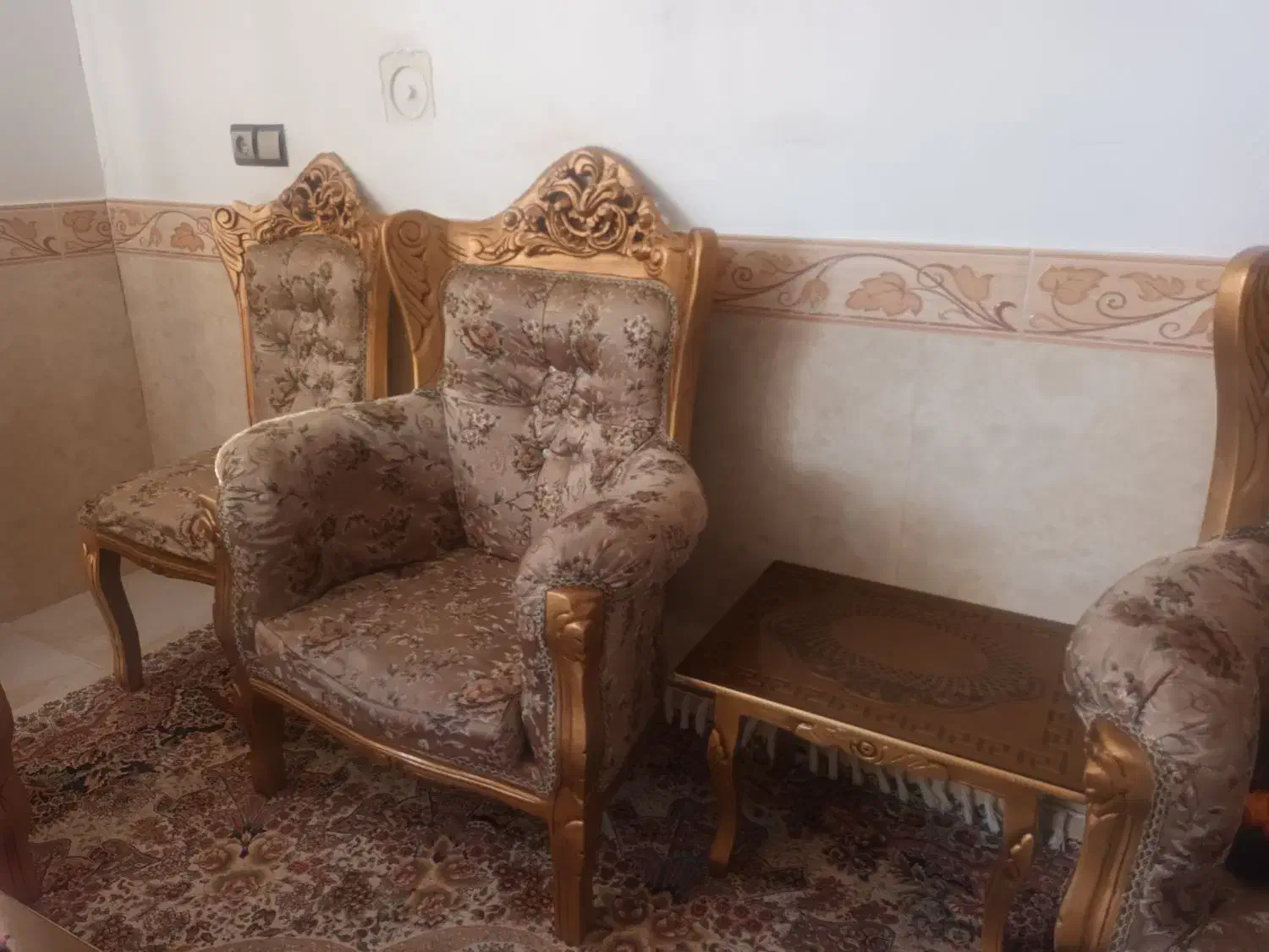 مبلمان استیل ۹نفره|مبلمان خانگی و میز عسلی|هشتگرد, هیو|دیوار