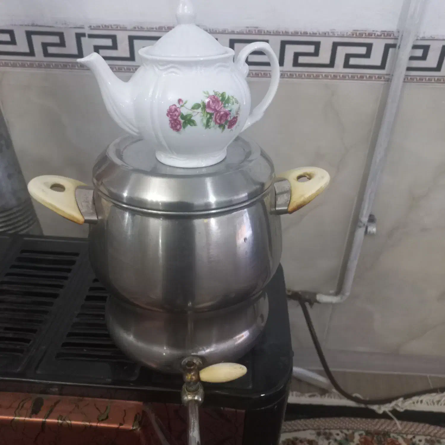 کتری قوری استیل|قوری، کتری، قهوهساز دستی|شهریار, شهرک بهاران (ویره)|دیوار