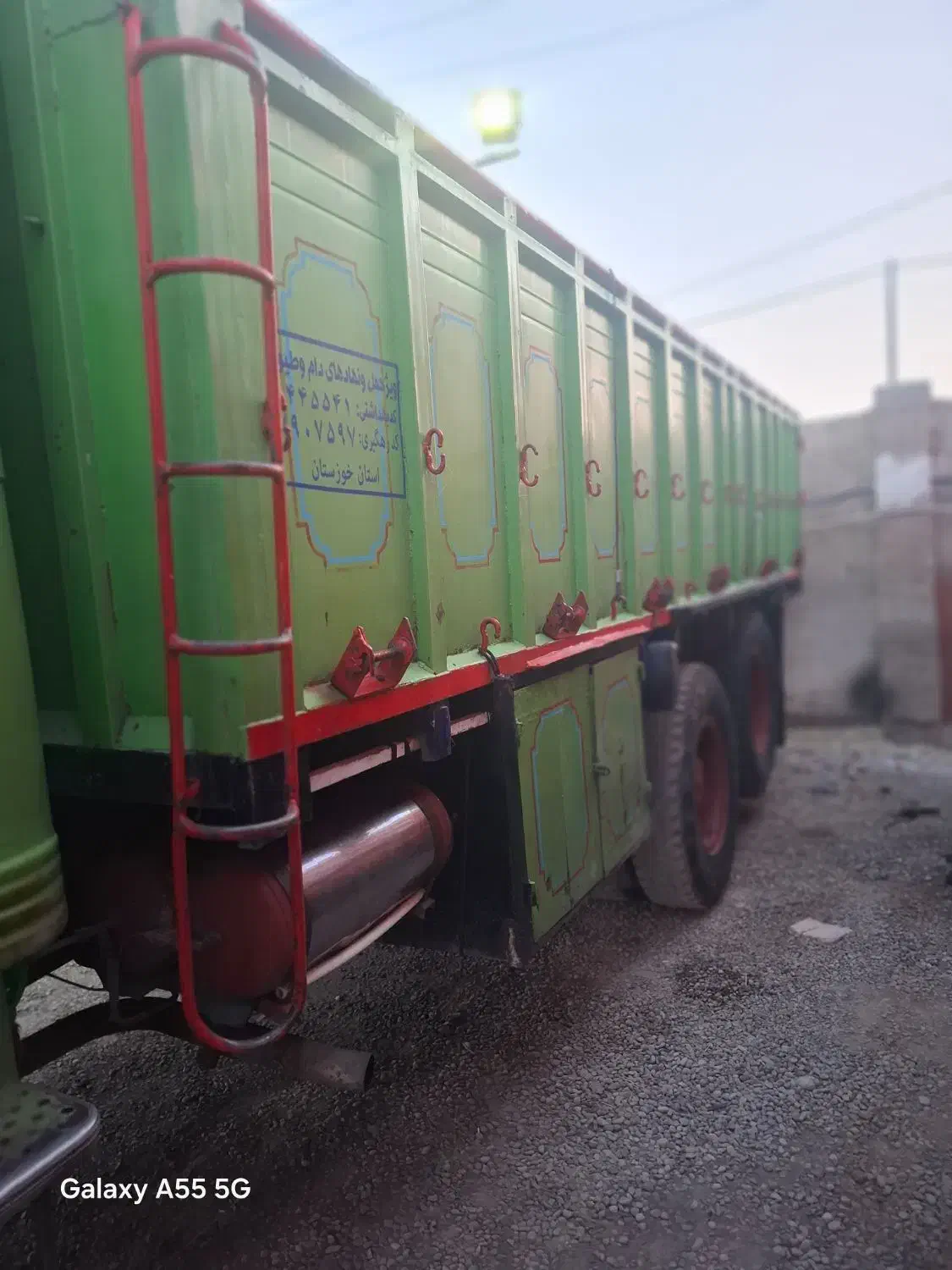 اوتاق ده چرخ تمیز درجه1|خودرو سنگین|اهواز, فولاد|دیوار