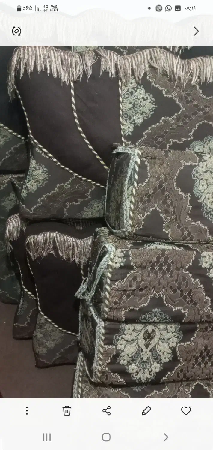 پشتی خلیجی|پشتی|باوی, |دیوار