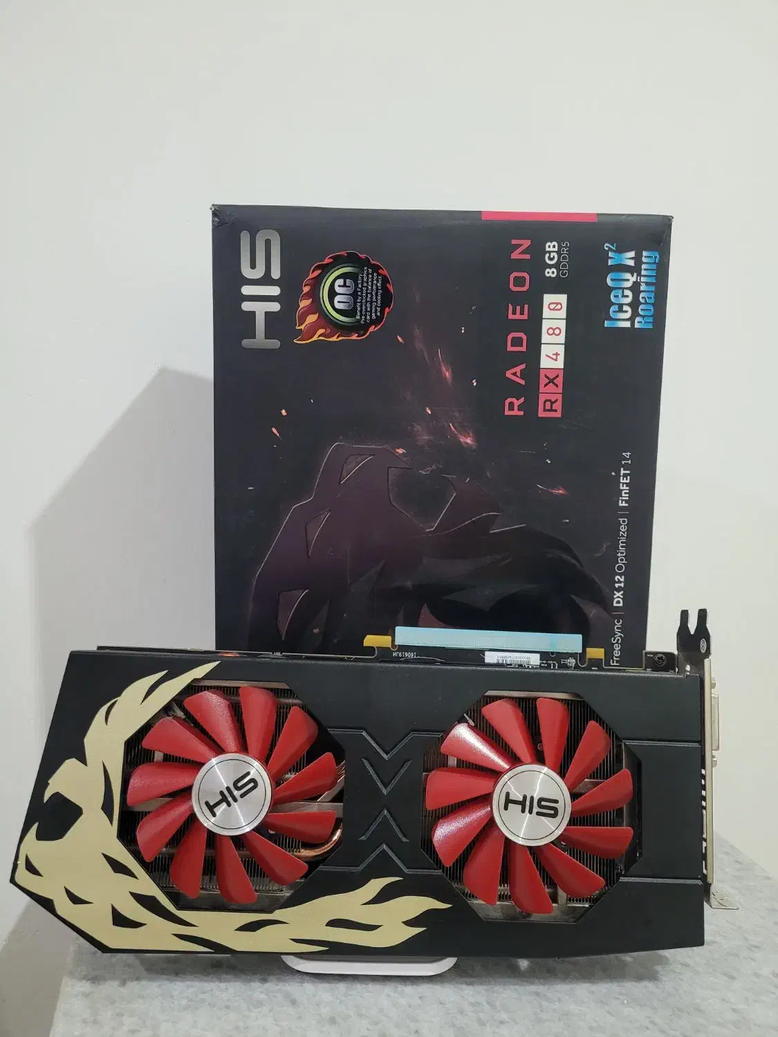 گرافیکRx480 his|قطعات و لوازم جانبی رایانه|قروه, |دیوار