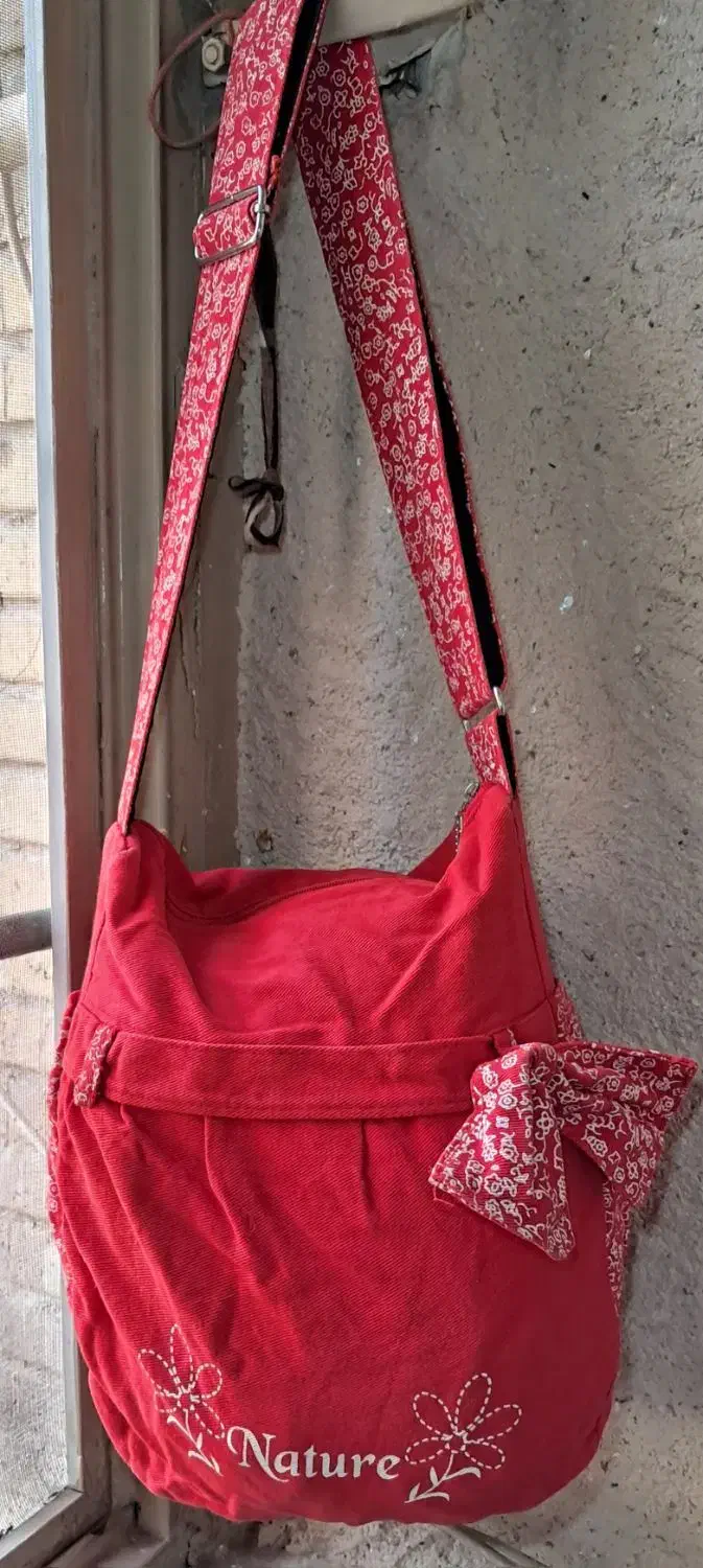 کیف رودوشی جنس کتان خارجی|کیف، کفش، کمربند|پاکدشت, پاکدشت (مامازند)|دیوار