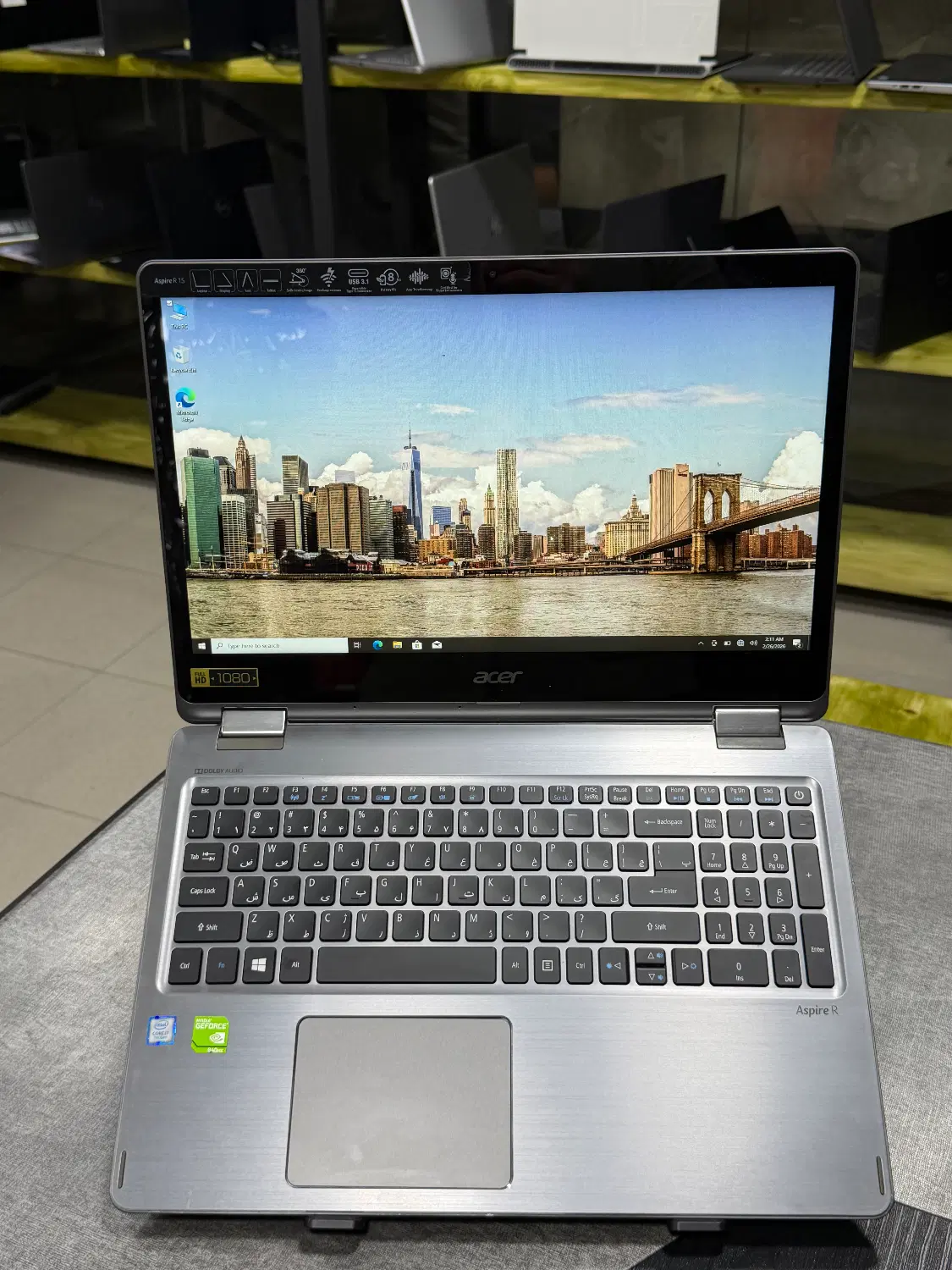 لپتاپ ایسر cpu i7 گرافیک دار|رایانه همراه|اهواز, نادری|دیوار