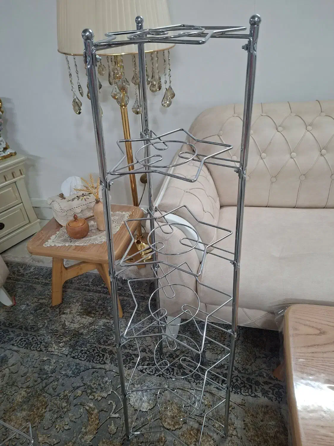 دوعدد پایه قابلمه استیل درجه یک|آب‌چکان و نظم‌دهنده ظروف|مشهد, فاطمیه|دیوار