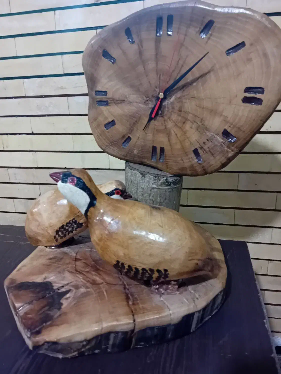 ساعت چوبی|ساعت دیواری و تزئینی|کیانشهر, |دیوار