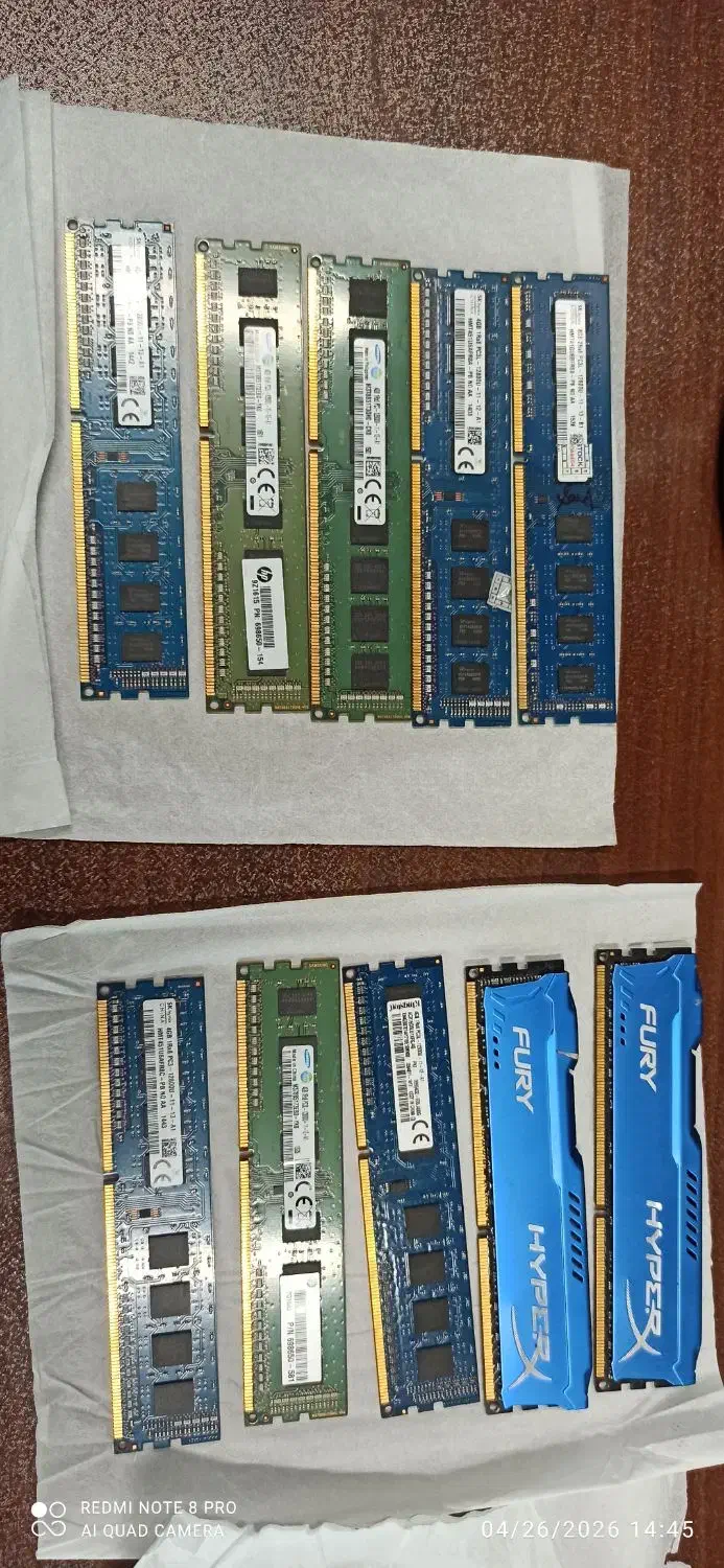 رم ddr3 8 و 4|قطعات و لوازم جانبی رایانه|مشهد, امام رضا (ع)|دیوار