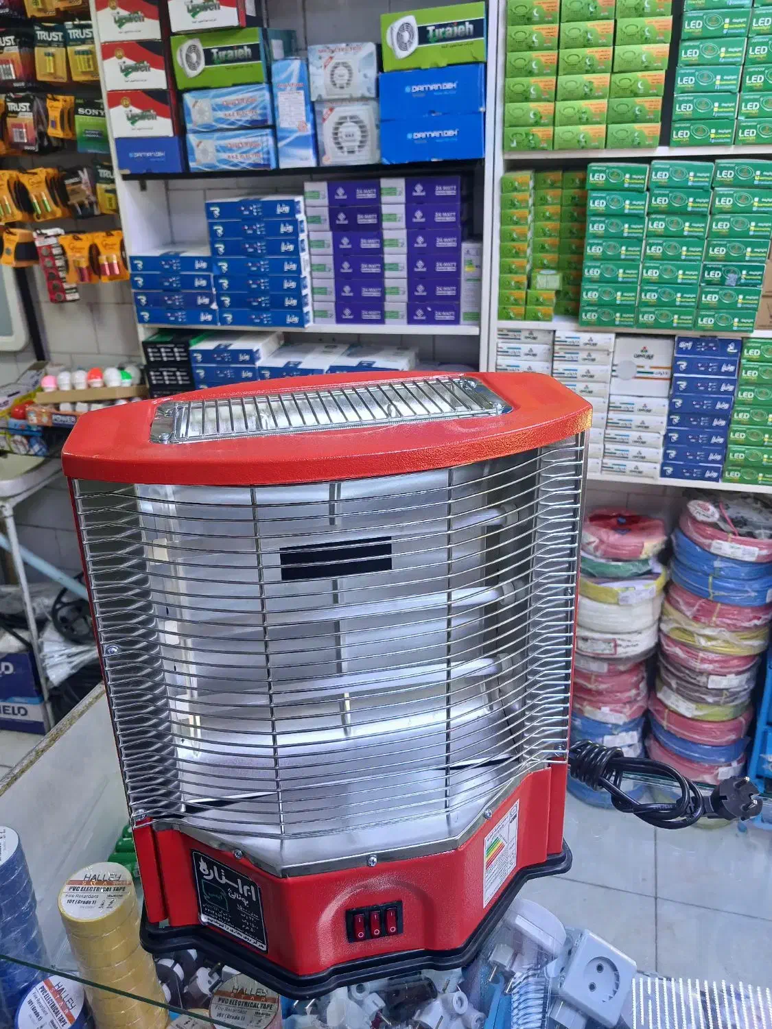 فروش انواع بخاری برقی|بخاری، هیتر، شومینه|سنندج, |دیوار