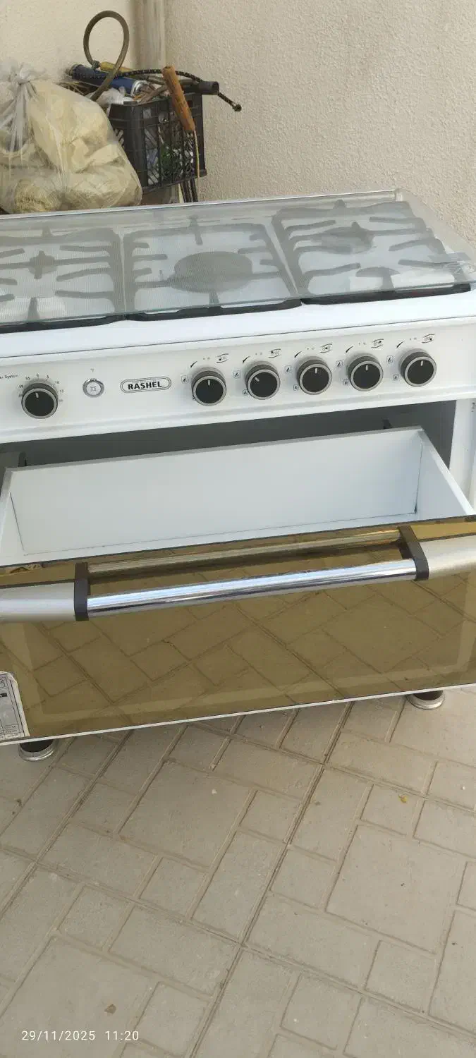 گاز ۵ شعله طرح فر|اجاق گاز و لوازم برقی پخت‌وپز|ساوه, |دیوار