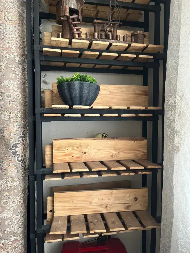 قفسه کتاب|کتابخانه، شلف، قفسه‌های دیواری|مهاباد (آذربایجان غربی), |دیوار