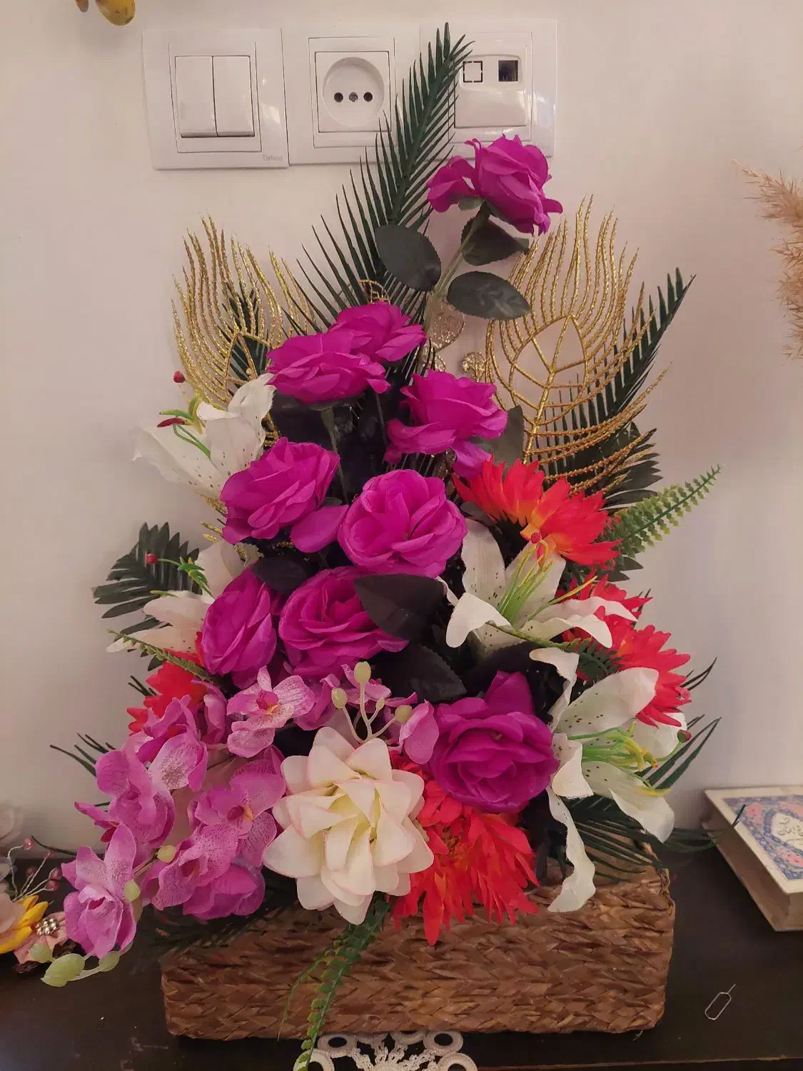 گل مصنوعی|گل مصنوعی|دامغان, |دیوار