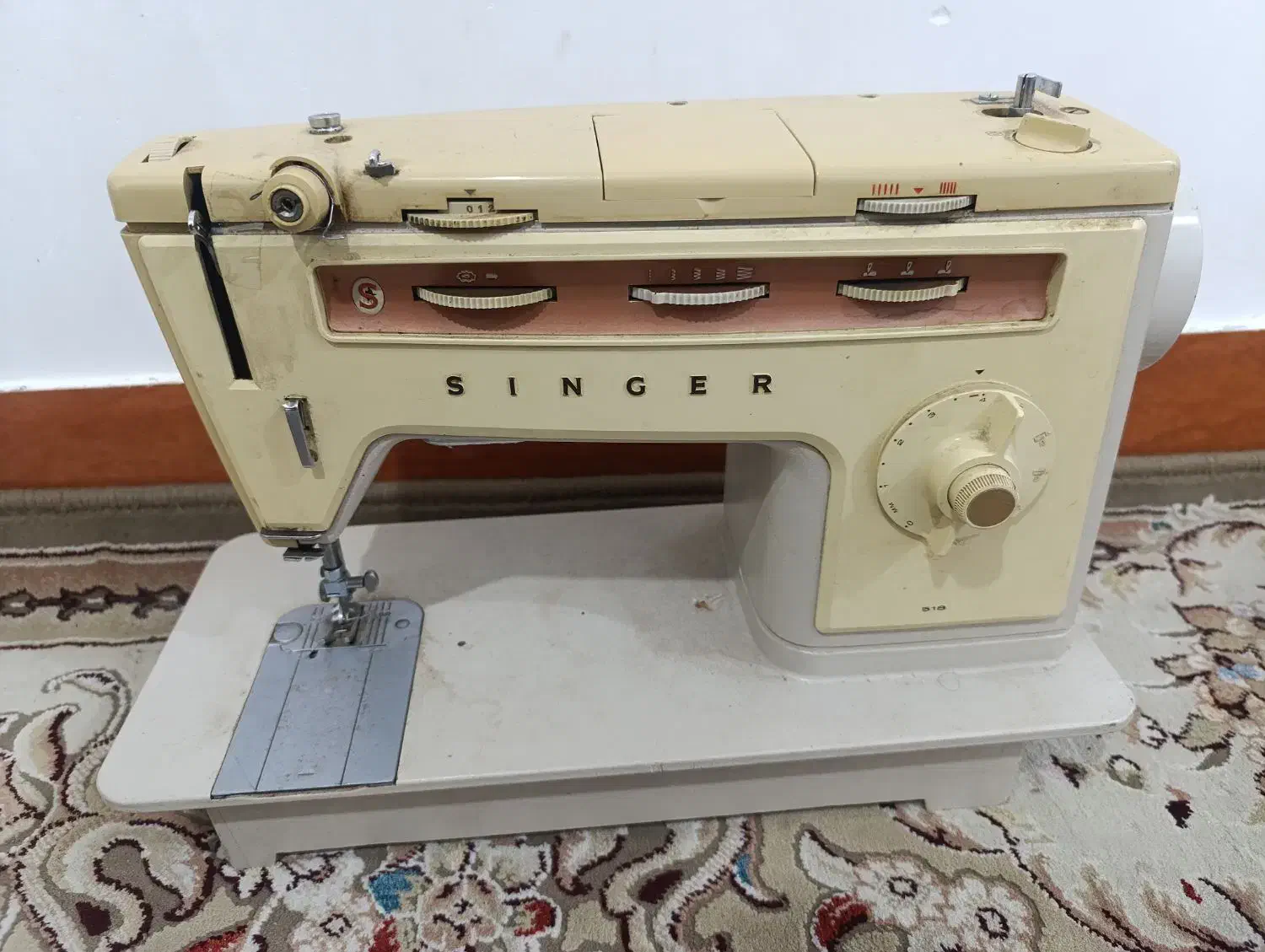 چرخ خیاطی سنگین درجه یک کم کار مارک انگلیسی singer|چرخ خیاطی و ریسندگی|بهبهان, |دیوار