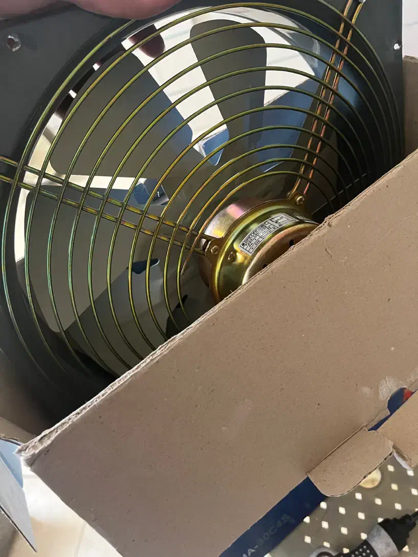 هواکش دمنده 40*40|پنکه و تصفیه‌کنندهٔ هوا|قزوین, |دیوار