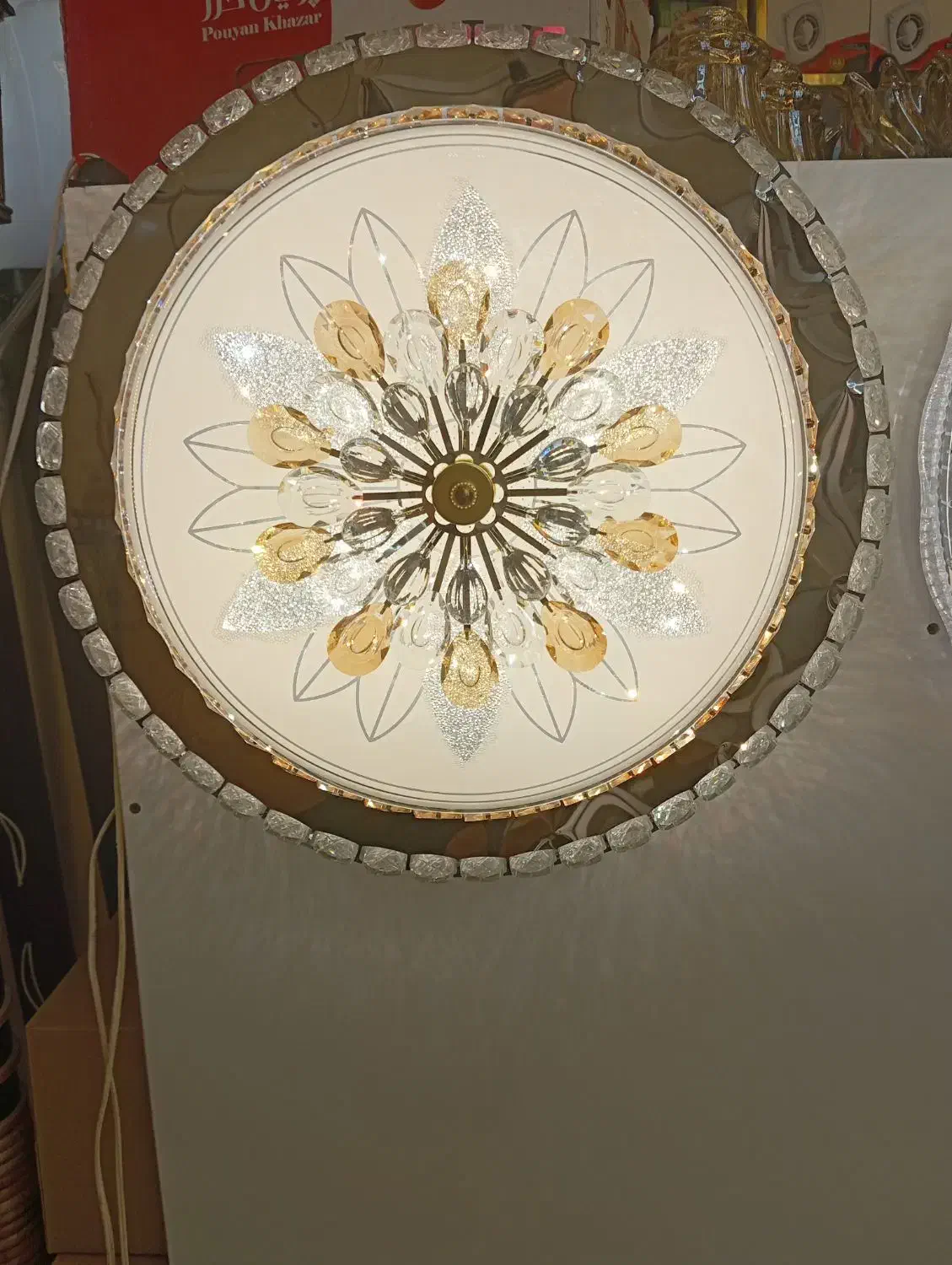 لوستر سقفی|لوستر و چراغ آویز|تبریز, |دیوار