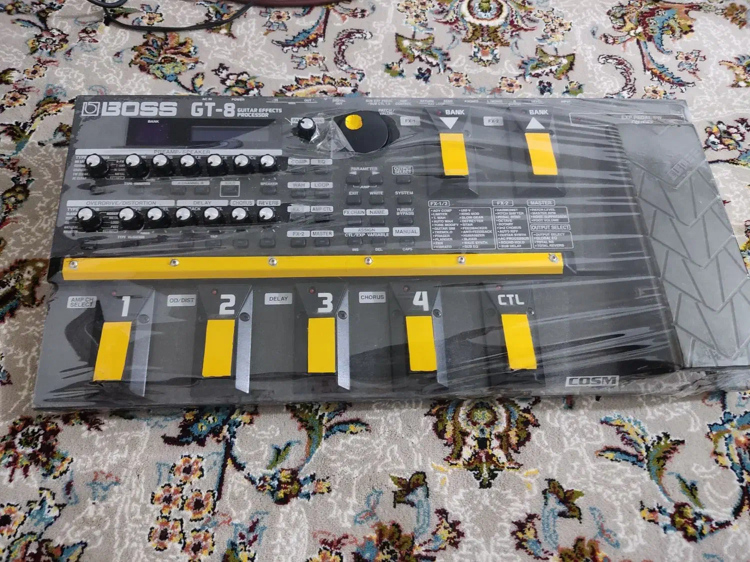 افکت جی تی ۸|گیتار، بیس، امپلیفایر|بوکان, |دیوار