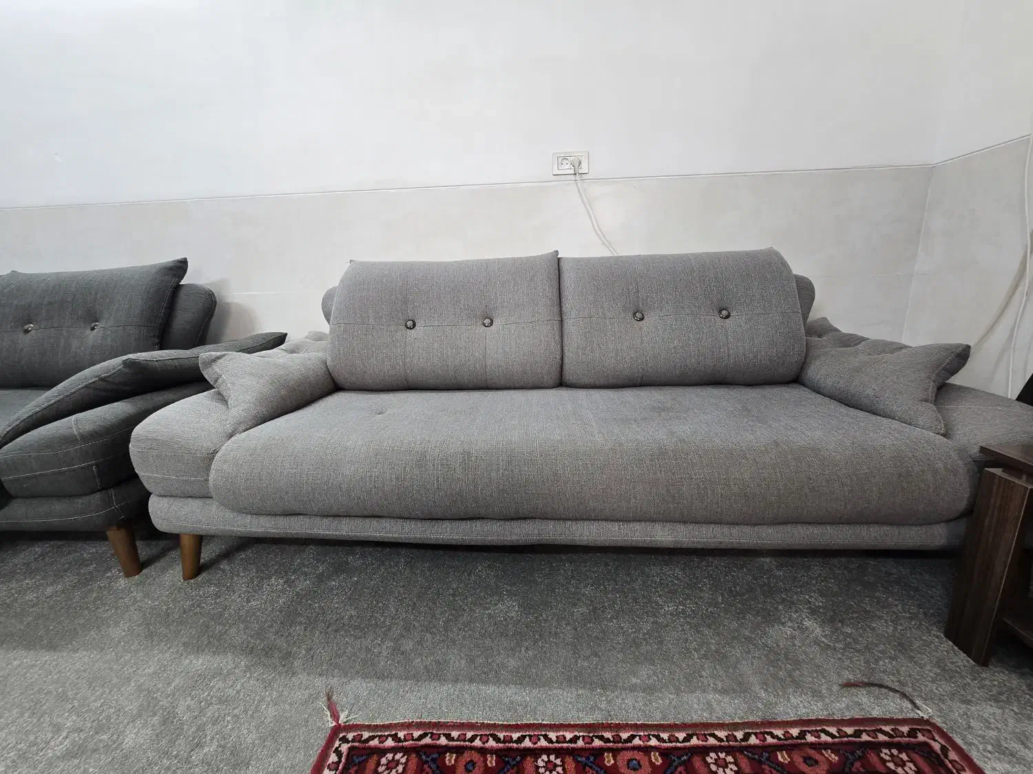 مبل ۸ نفره  تخت شو در حد نو|مبلمان خانگی و میز عسلی|اردکان, |دیوار
