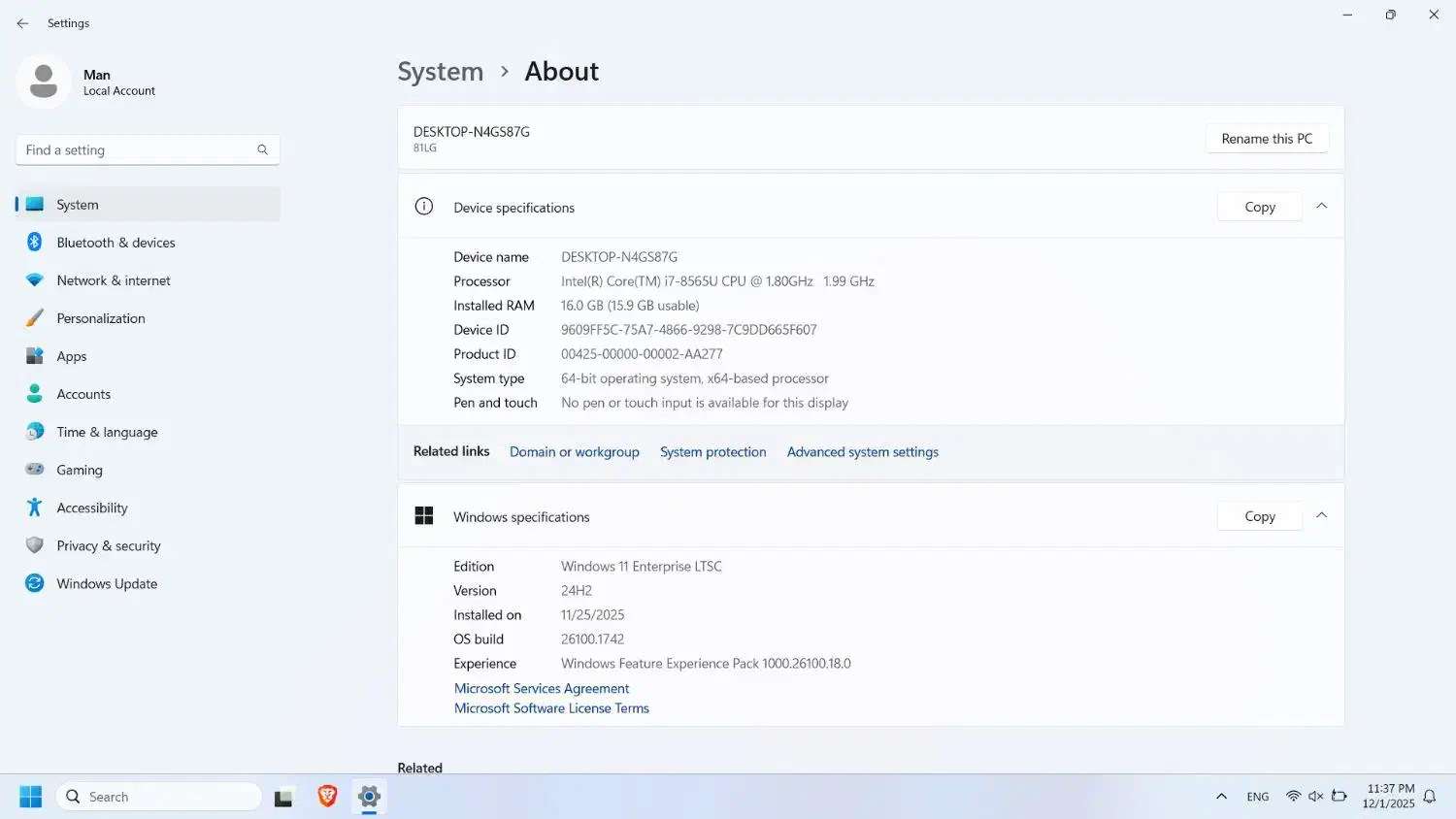 لپتاپ لنوو نسل ۸|رایانه همراه|مشهد, استاد یوسفی (شهرک غرب)|دیوار
