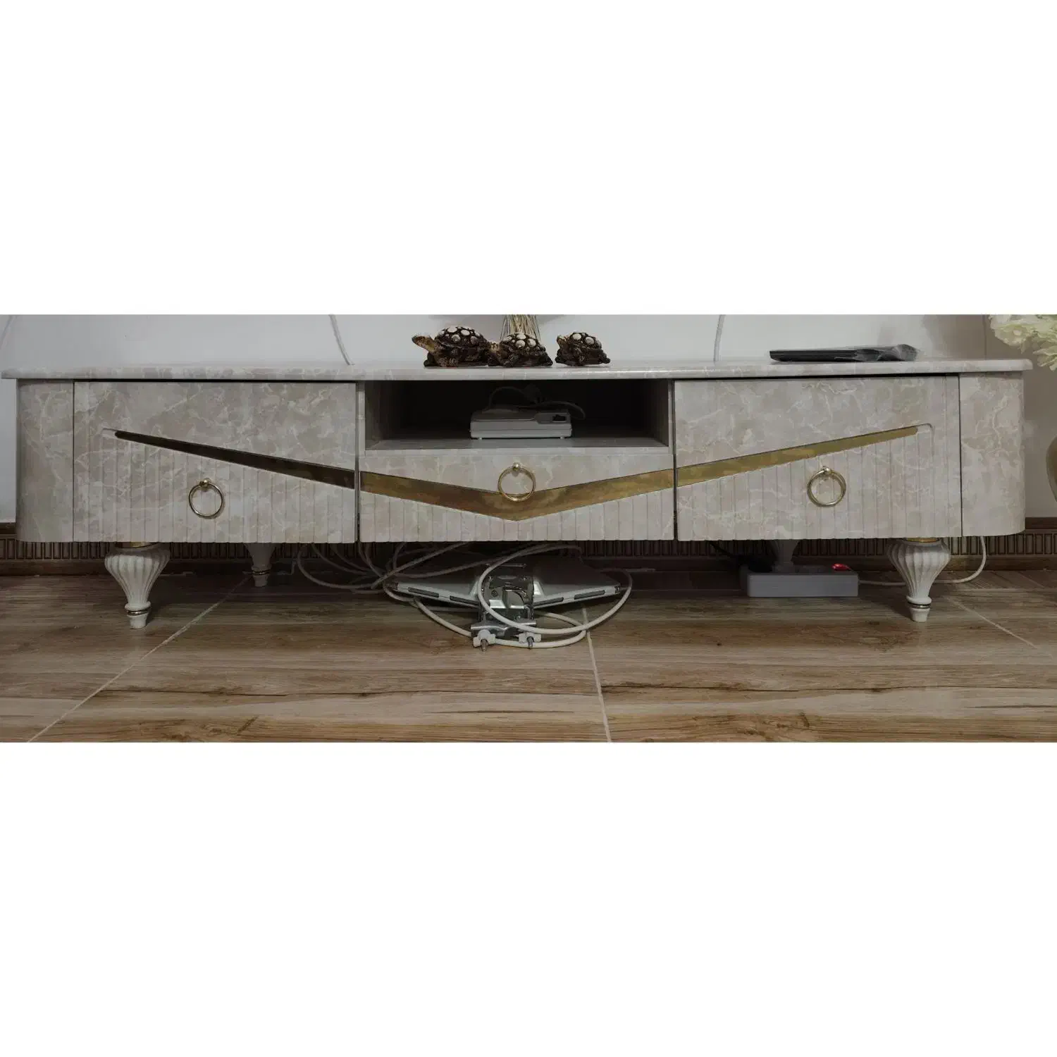 میزتلویزیون رنگ کرم|میز تلویزیون|رامند, |دیوار