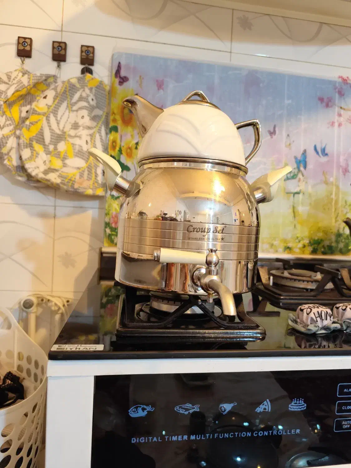 کتری وقوری کتری وقوری روگاز|قوری، کتری، قهوهساز دستی|صحنه, |دیوار