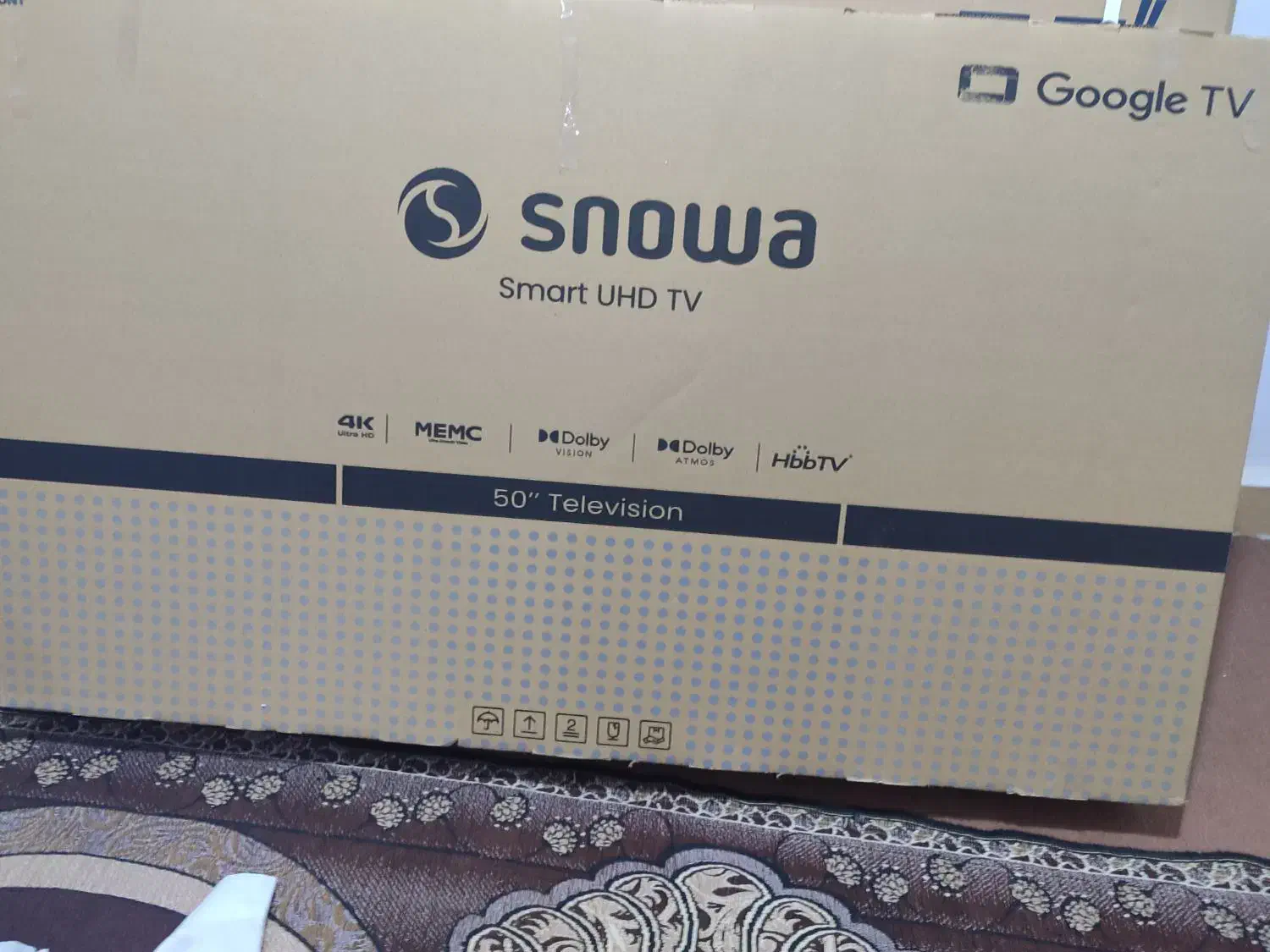 تلویزیون اسنوا 50اینچ فورکی هوشمند اک|تلویزیون و پروژکتور|سوسنگرد, |دیوار