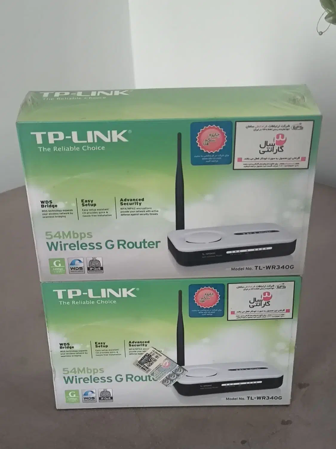 2عدد روتر 54مگابیت tplink نو|مودم و تجهیزات شبکه|قدس, شهر‌قدس|دیوار