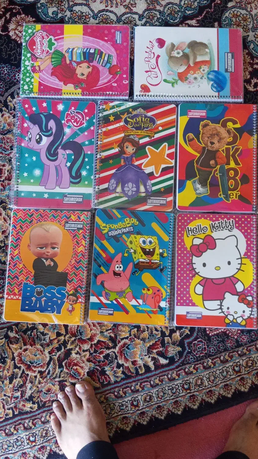 دفتر ۱۰۰برگ فنری ۴۰هزاردفت ۵۰برگ ۲۵هزار|لوازم التحریر|یاسوج, |دیوار