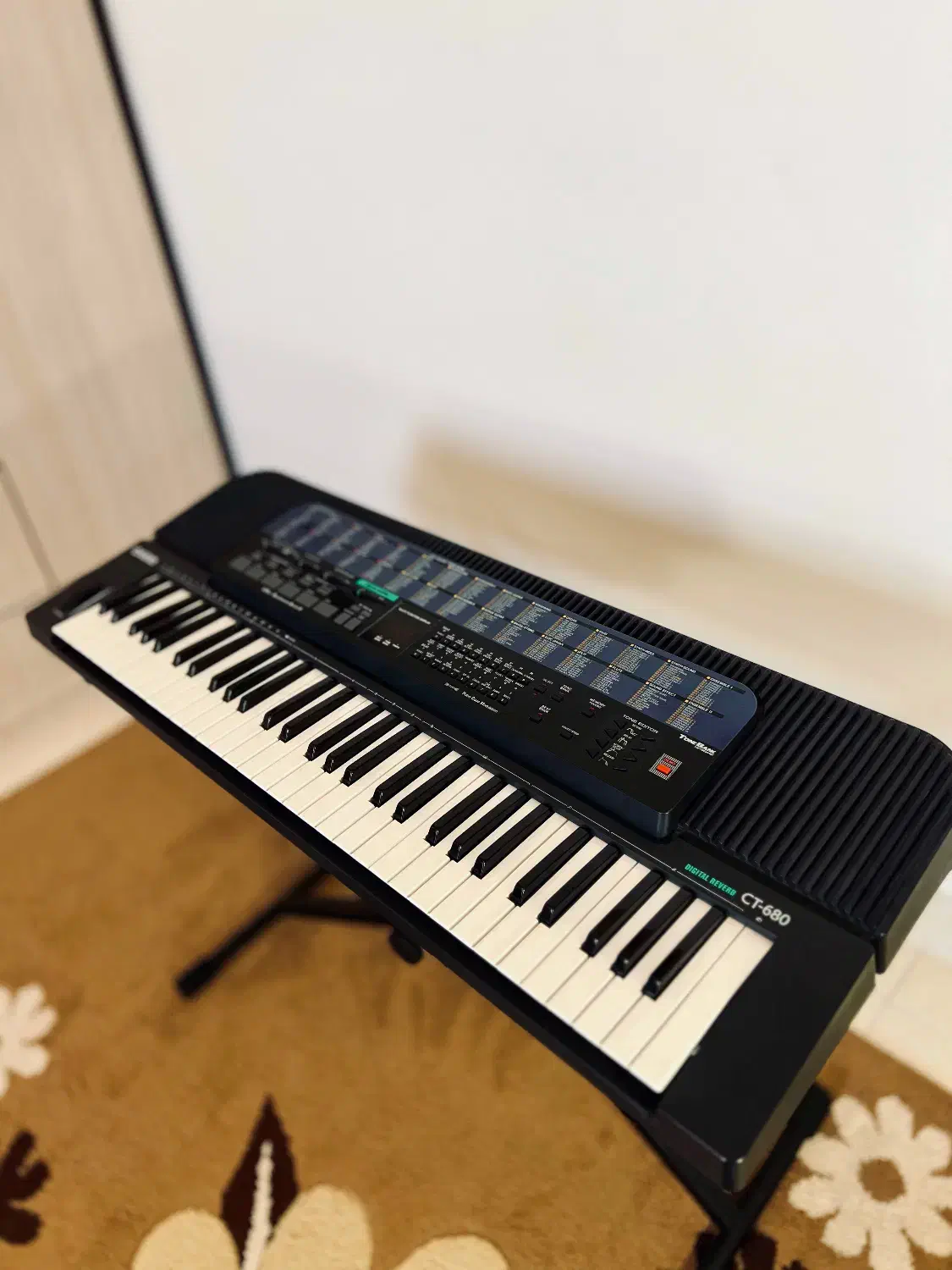 کیبورد CASIO مدل CT-680 به همراه پایه تاشو|پیانو، کیبورد، آکاردئون|بوشهر, |دیوار