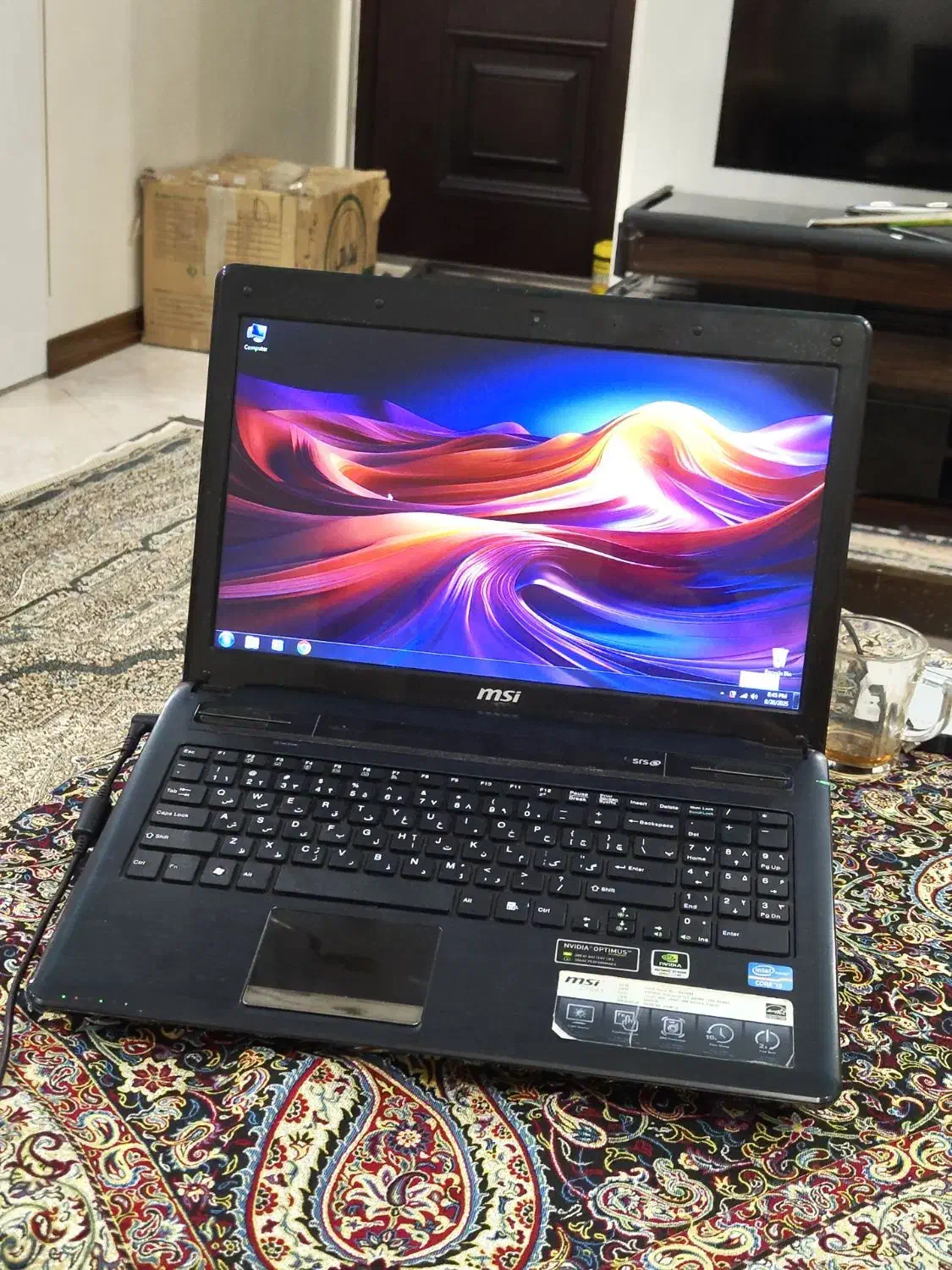 لپ تاپ msi CX640|رایانه همراه|تهران, حکیمیه|دیوار