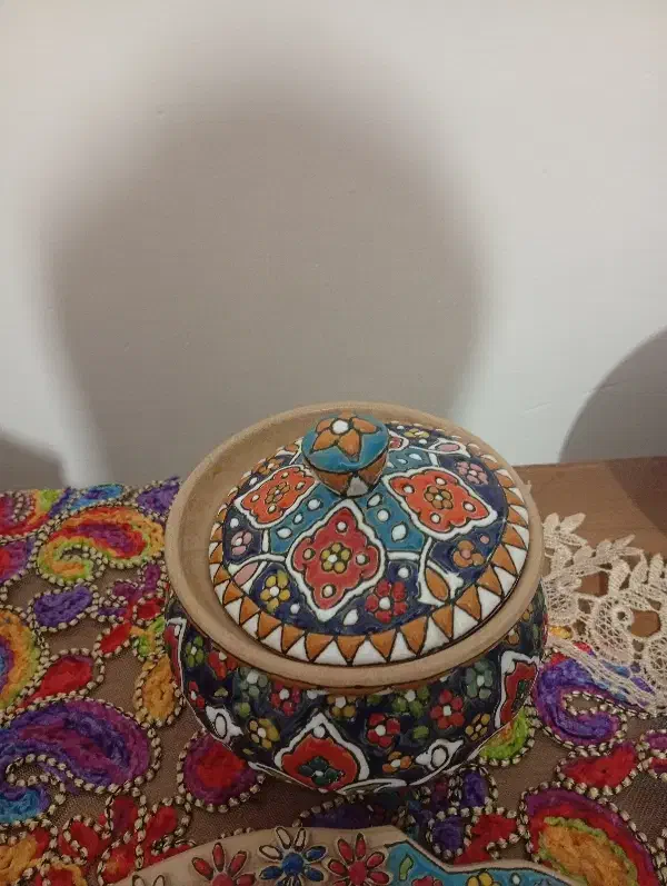 بشقاب مینا کاری|صنایع دستی و سایر لوازم تزئینی|شیراز, شهرک بهار|دیوار