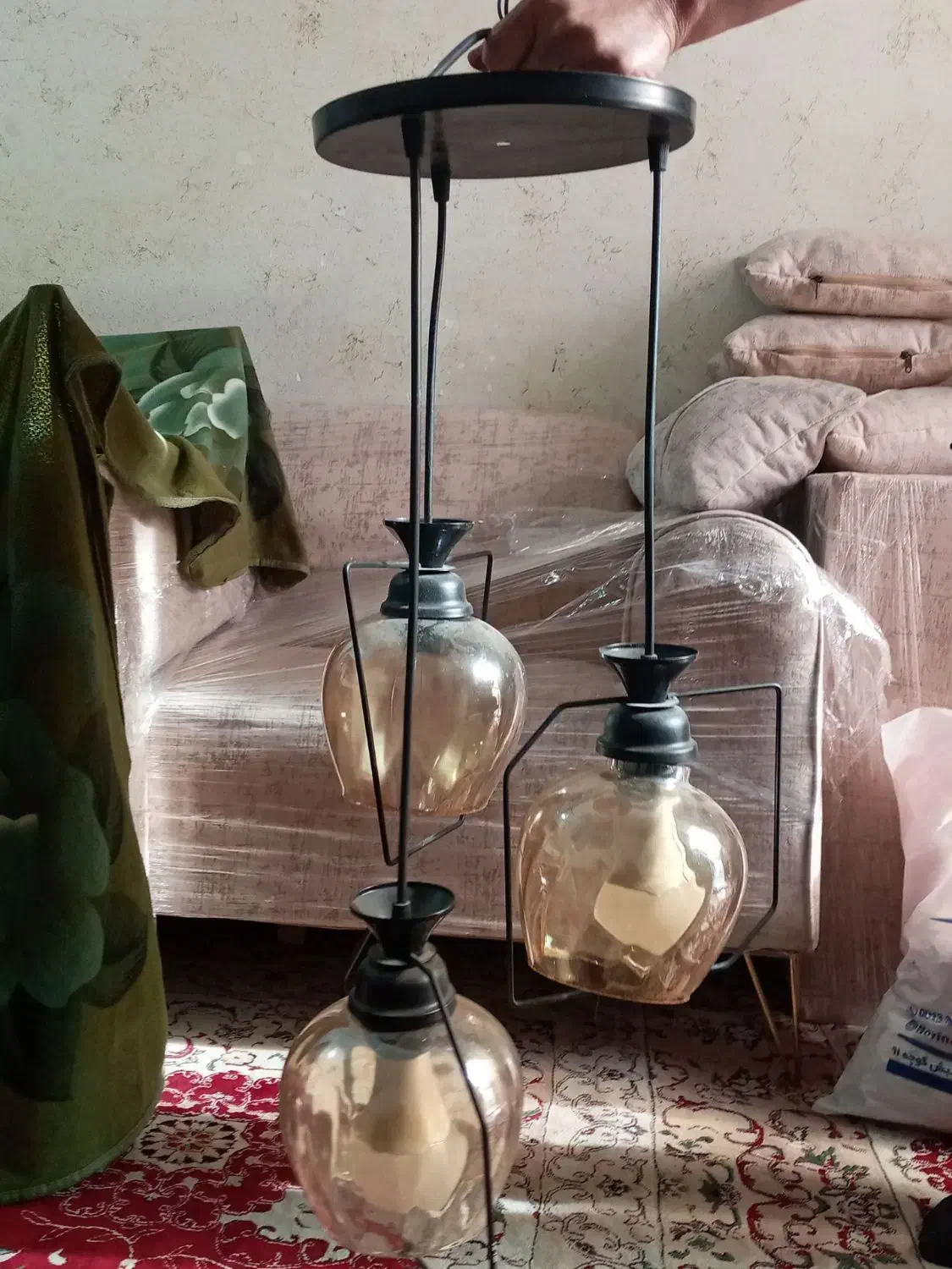 لوستر شیک|لوستر و چراغ آویز|اهواز, سپیدار|دیوار