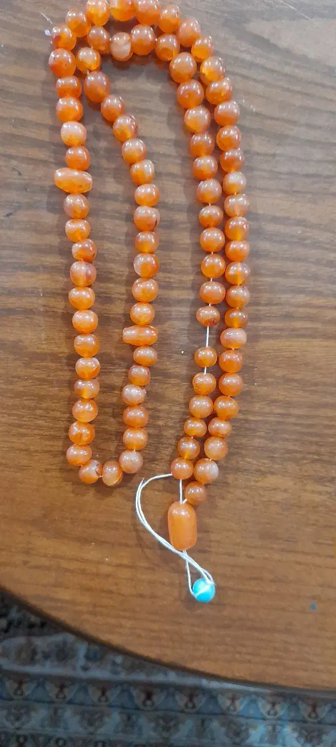 تسبیح عقیق  اصل یمنی|جواهرات|گرگان, |دیوار