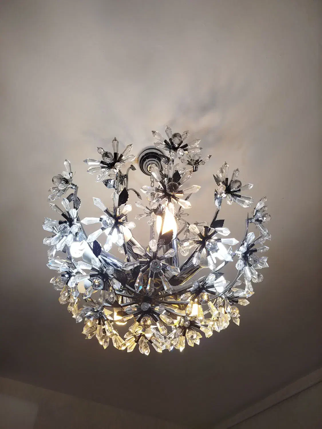 لوستر کریستالی|لوستر و چراغ آویز|قزوین, |دیوار