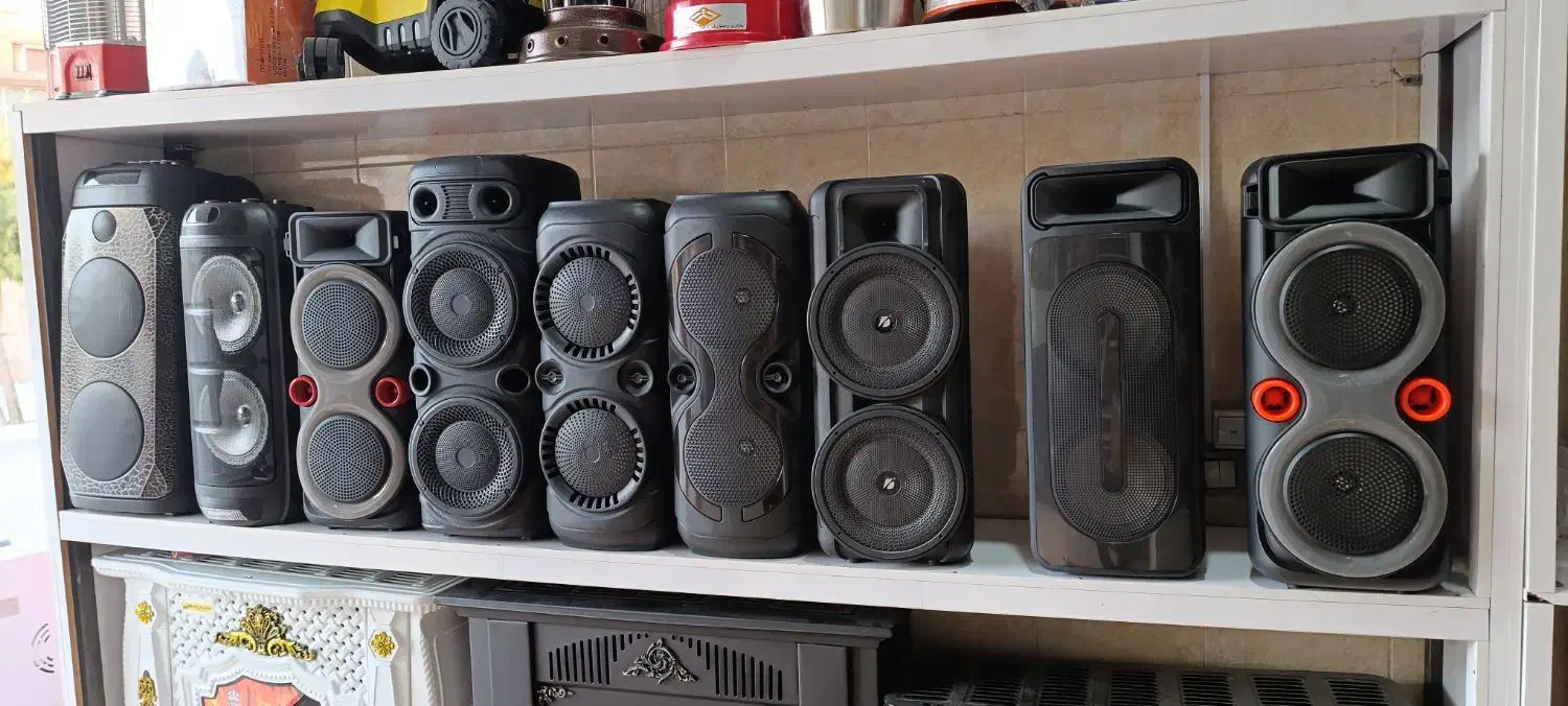 اسپیکر چمدانی فلش خور بلوتوثی|سیستم صوتی خانگی|ایلام, |دیوار